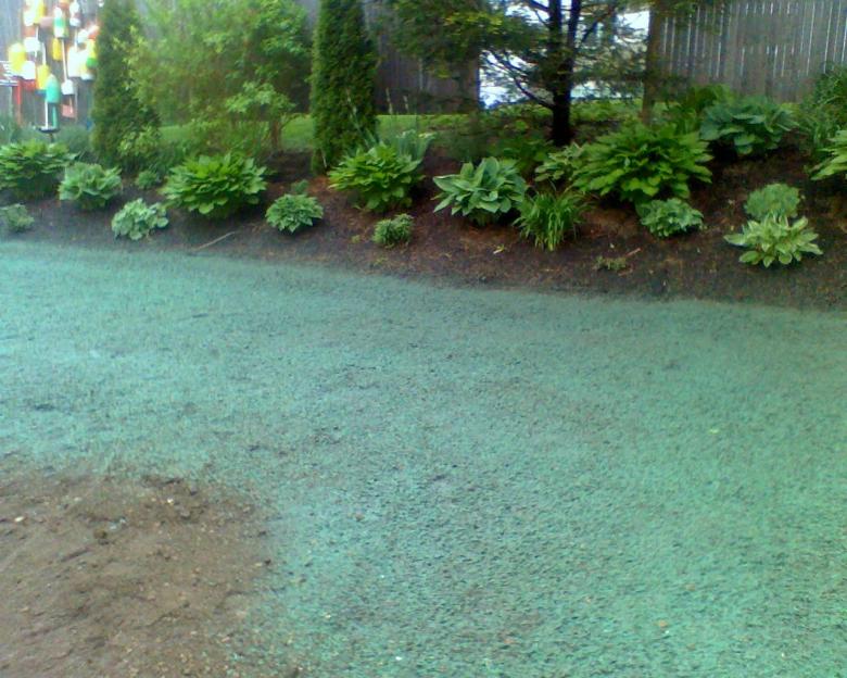 Hydro seeding Aplication, Falmouth, MA